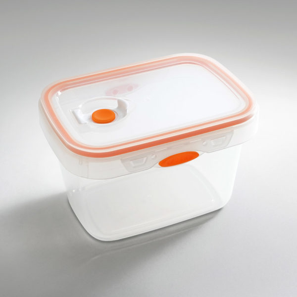 Stackable food container (1250ml) with valve