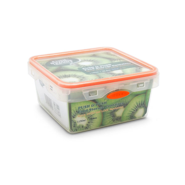 Square shape food container (1150ml)
