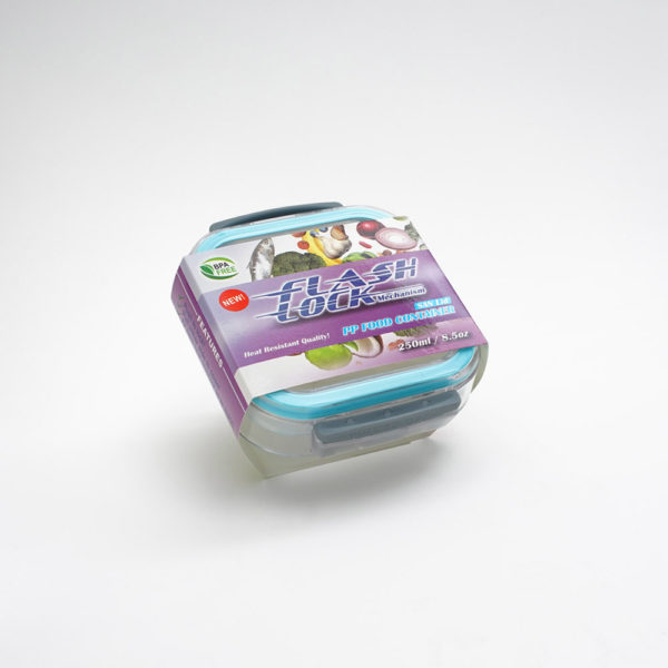 Square shape food container (250ml)